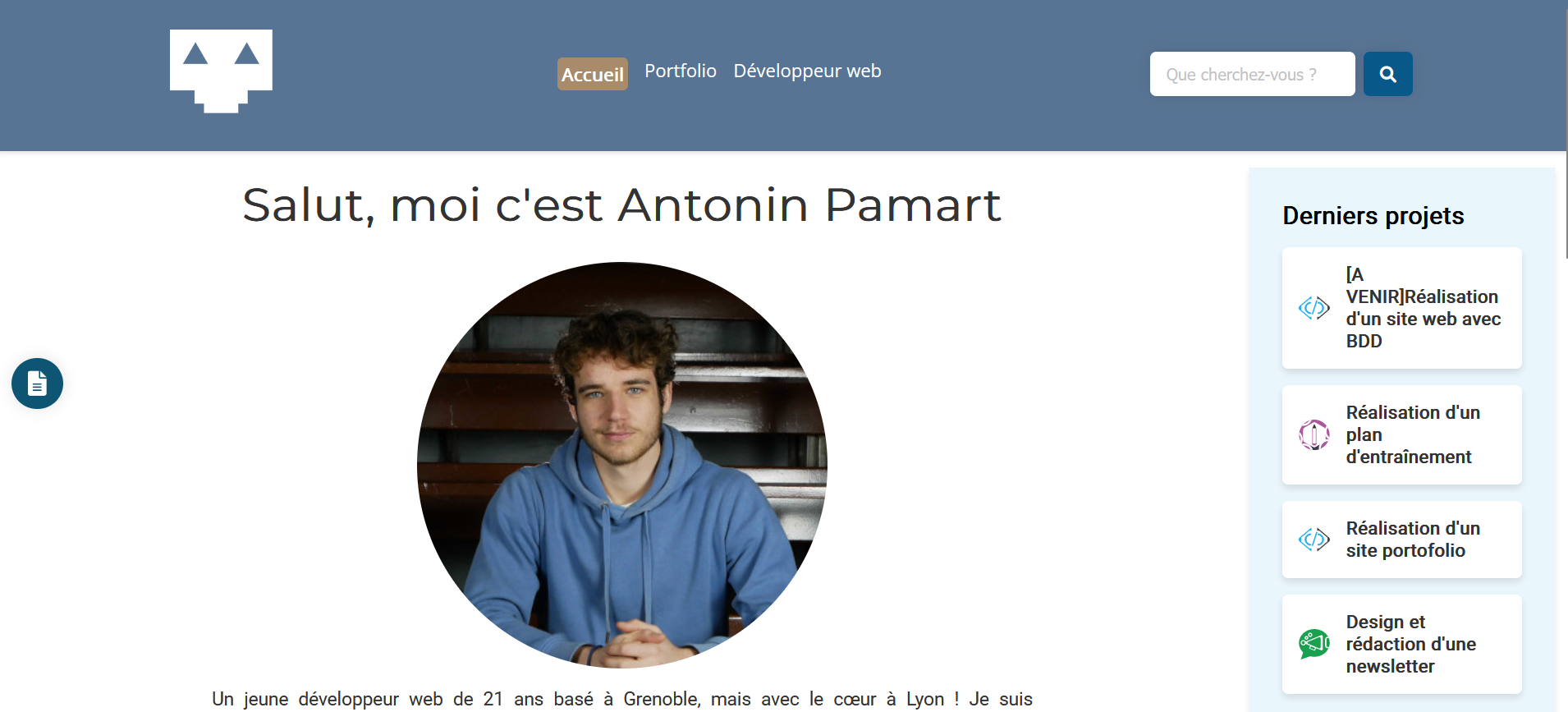 Site portfolio V1